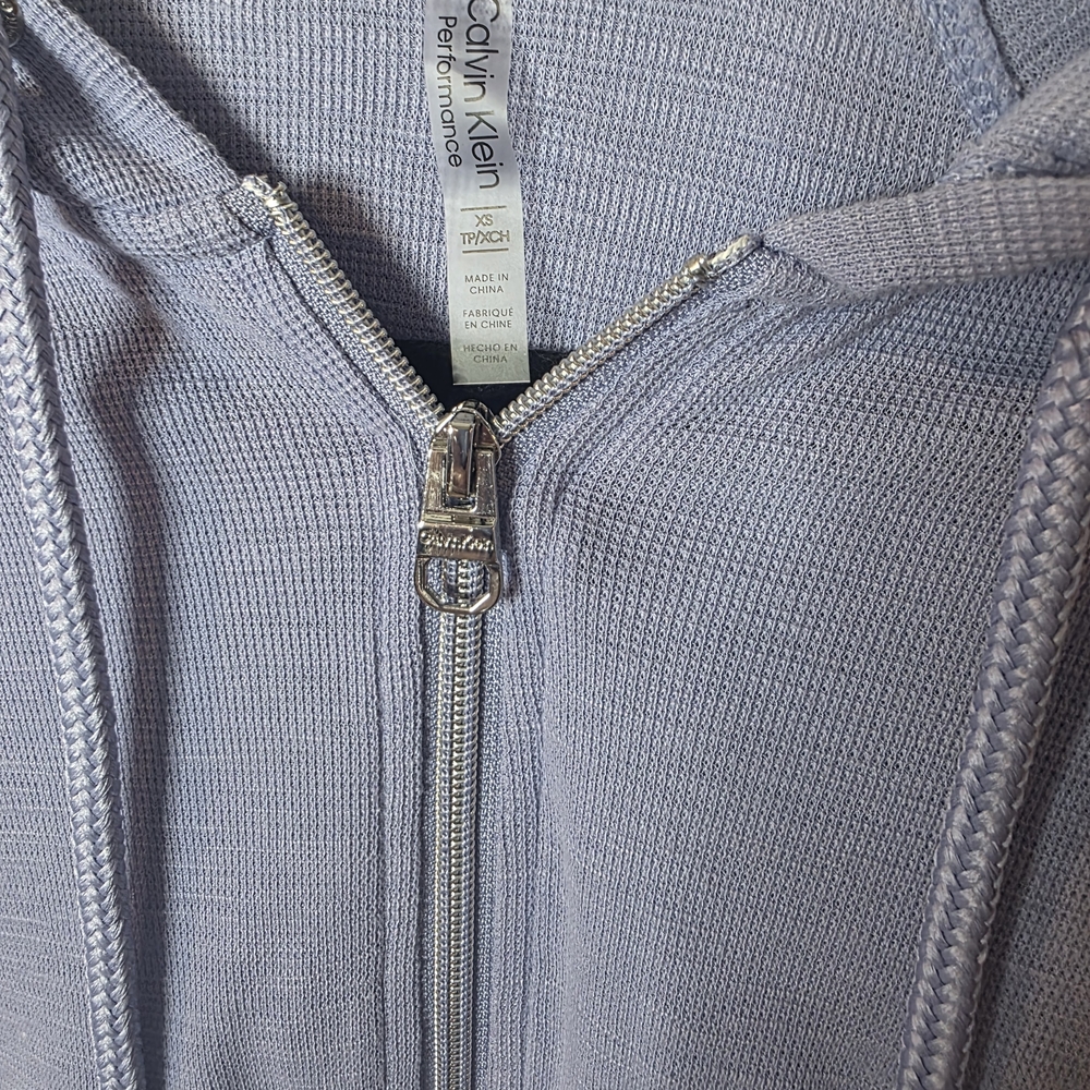 Calvin Klein Performance Lavender Zip Hoodie - image 2